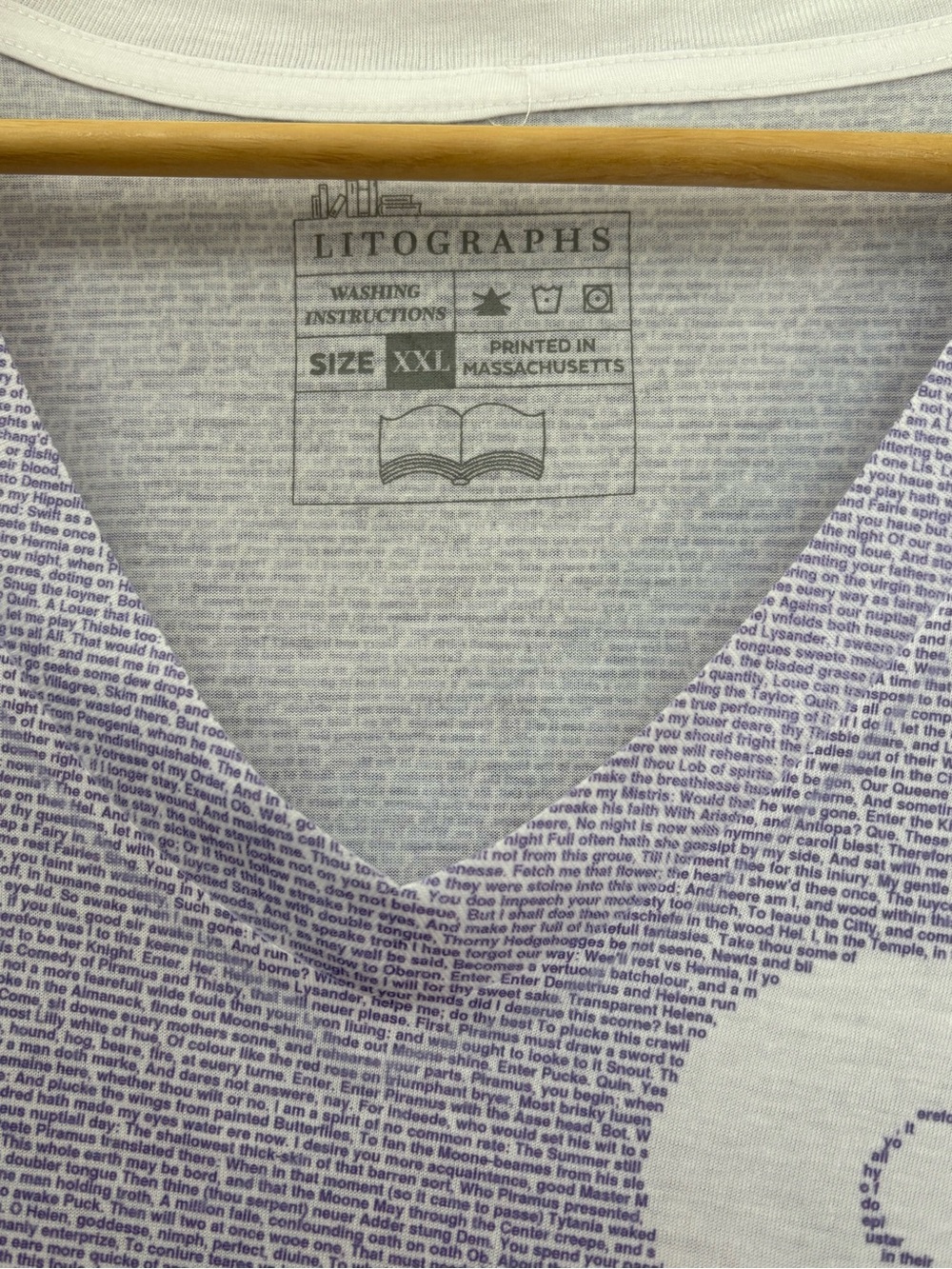 Litographs A Mid Summer Night’s Dream Tshirt Size XXL Purple Lightweight - Picture 3 of 6